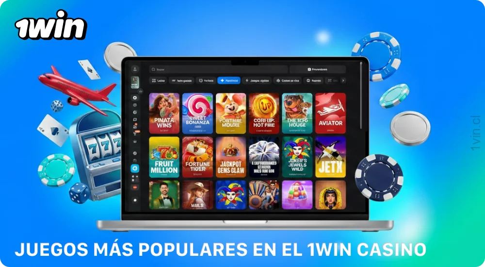 1win Chile ofrece a los jugadores una amplia selección de juegos populares de casino